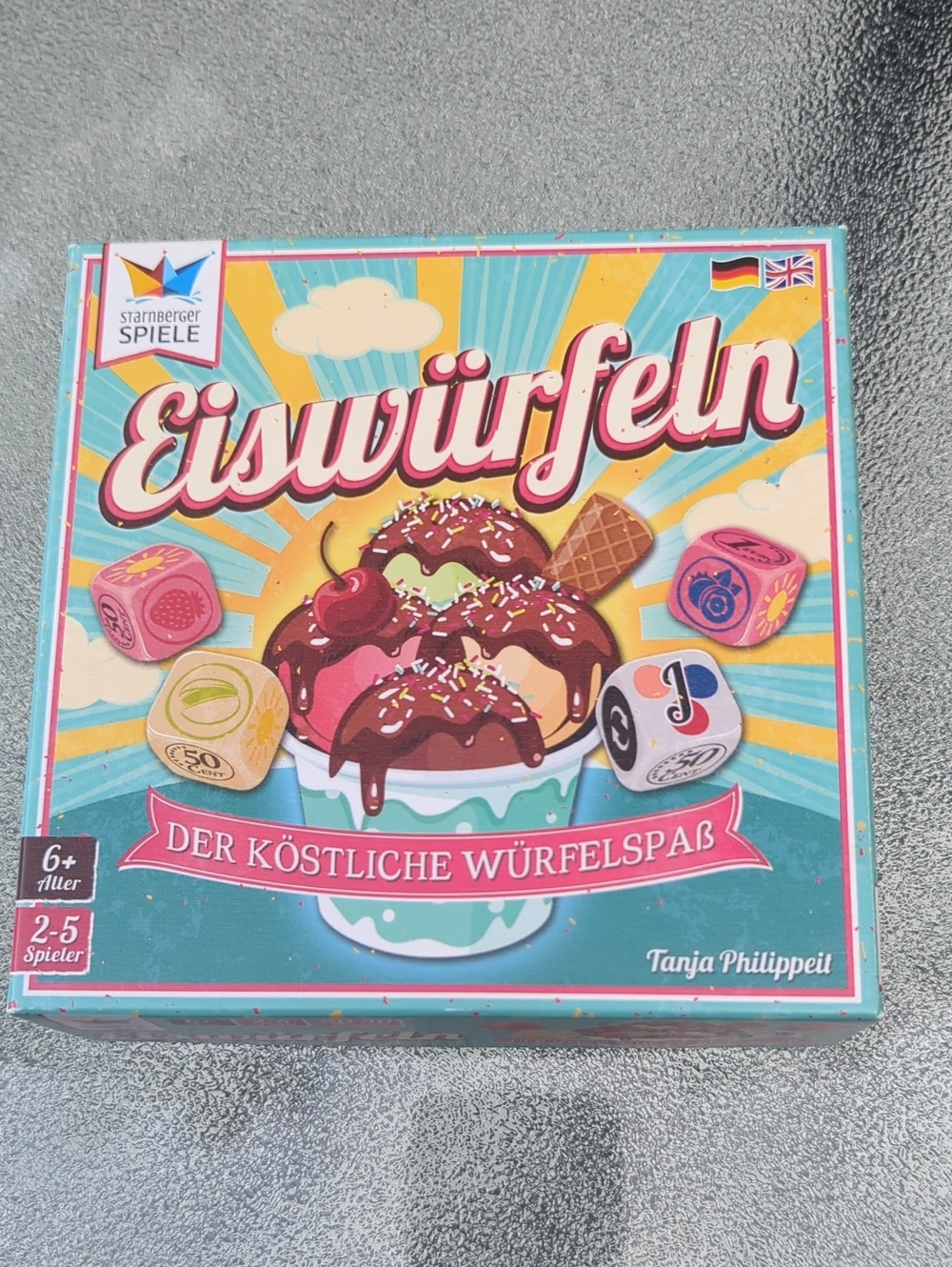 Eiswürfeln Family Dice Game - Pink & Blue